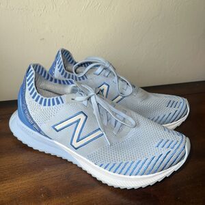 New Balance FuelCell Echo Sneakers Womens Sz 9 Blue White Running Shoes Blue